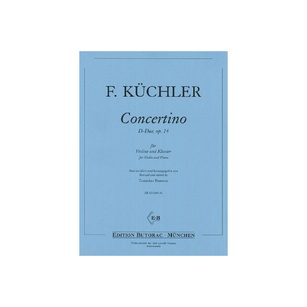 Concertino D-Dur op.14 für Violine  box