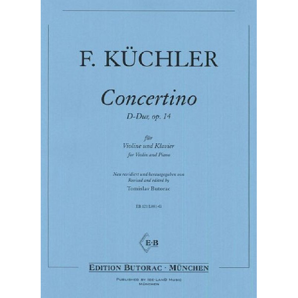 Concertino D-Dur op.14 für Violine und Klavier