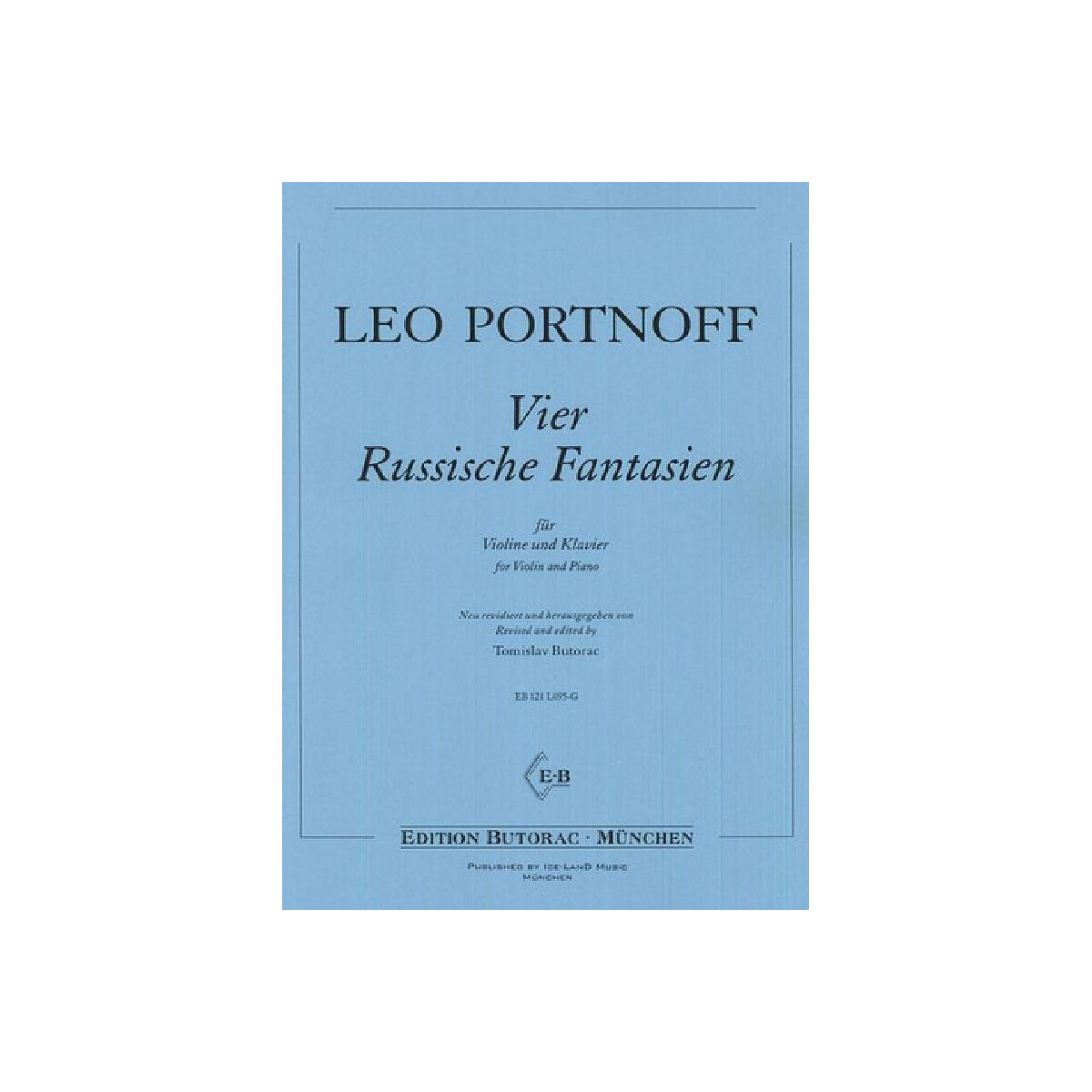 4 russische Fantasien für Violine und Klavier