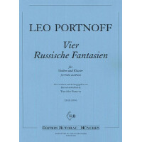 4 russische Fantasien für Violine und Klavier