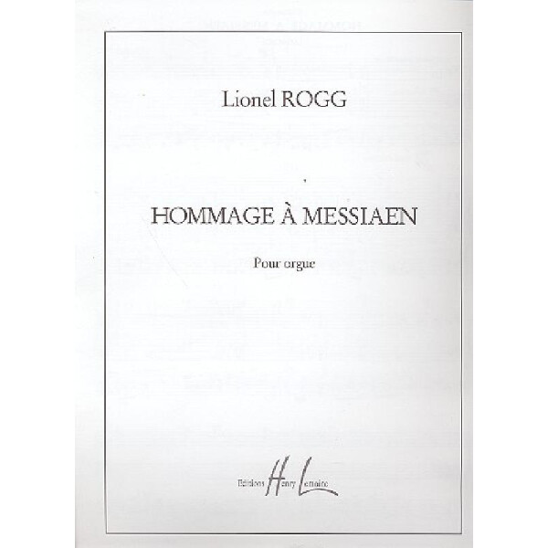Hommage a Messiaen