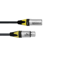 Psso DMX cable XLR COL 3pin 20m sw Neutrik