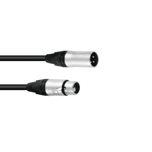 Psso DMX cable XLR 3-pin 10m sw Neutrik
