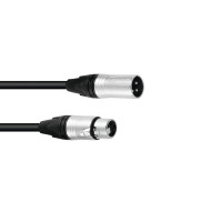 Psso DMX cable XLR 3-pin 10m sw Neutrik