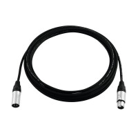 Psso DMX cable XLR 3-pin 10m sw Neutrik