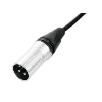 Psso DMX cable XLR 3-pin 10m sw Neutrik