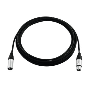 Psso DMX cable XLR 3-pin 20m sw Neutrik
