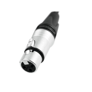 Psso DMX cable XLR 3-pin 20m sw Neutrik