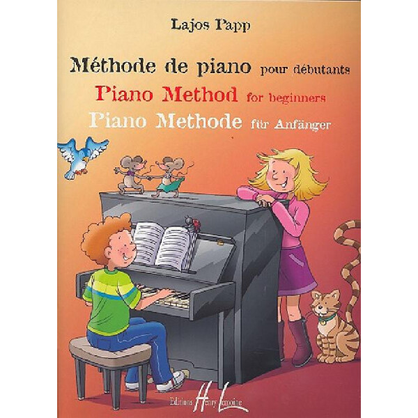 Méthode de piano pour débutants (fr/en/d)