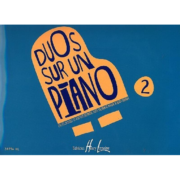 Duos sur un Piano vol.2 pour piano à
