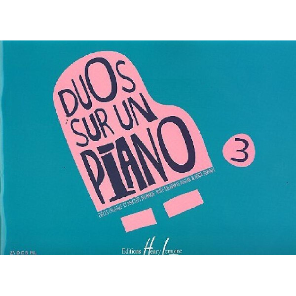 Duos sur un piano vol.3  pour piano à 4 mains