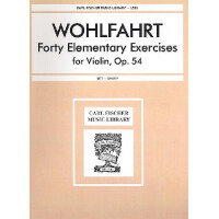40 elementary Studies op.54