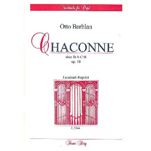 Chaconne &uuml;ber Bach op.10