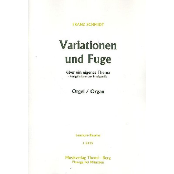Variationen und Fuge über ein eigenes Thema