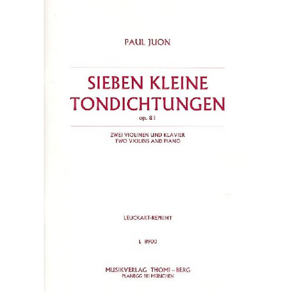 7 kleine Tondichtungen op.81