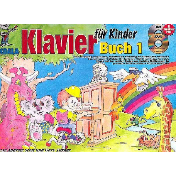 Klavier für Kinder Band 1 (+CD +DVD)