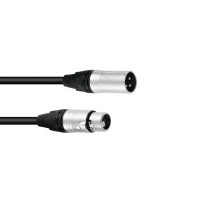 Psso XLR cable 3-pin 3m sw Neutrik