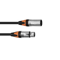 Psso XLR cable COL 3pol 3m sw Neutrik