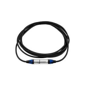 Psso XLR cable COL 3pol 5m sw Neutrik