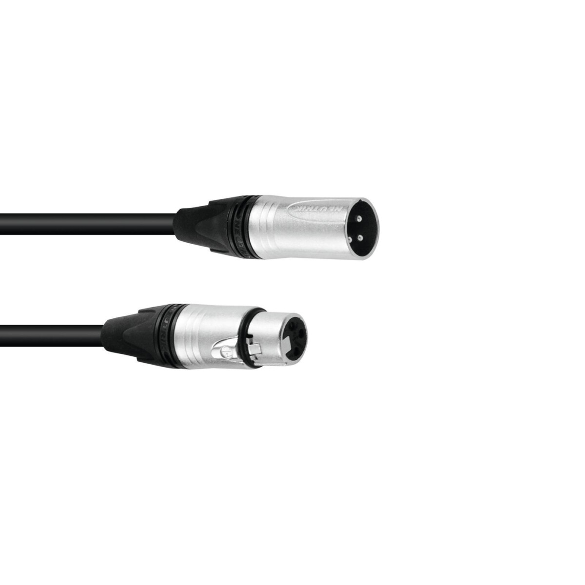 Psso XLR cable 3-pin 7.5m sw Neutrik box