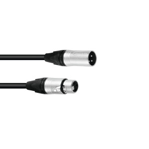 Psso XLR cable 3-pin 20m sw Neutrik