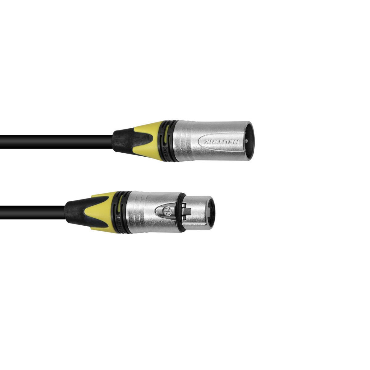 Psso XLR cable COL 3pol 20m sw Neutrik box