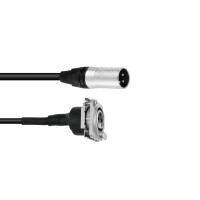 Psso Patch Cable XLR(M)/XLR(F) EB 1m black