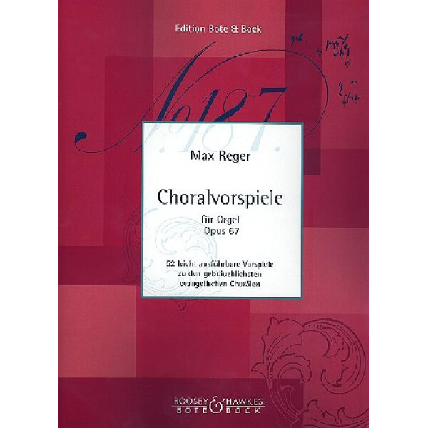 Choralvorspiele op.67