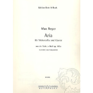Aria aus der Suite a-Moll op.103a