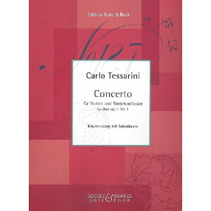 Concerto G-Dur op.1,3 f&uuml;r Violine