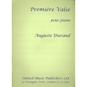 Premiere valse op.83 pour piano