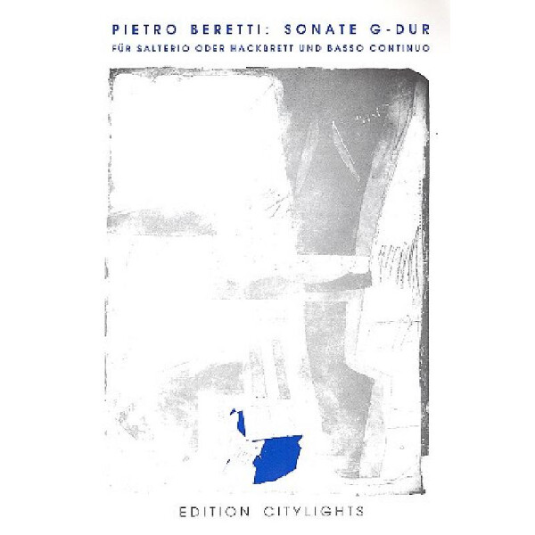 Sonate G-Dur für Salterio (Hackbrett) und Bc