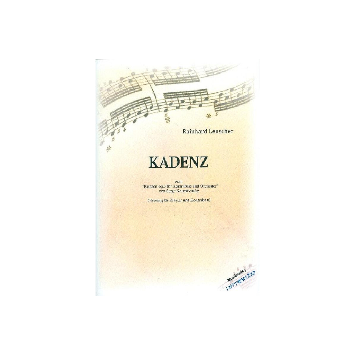 Kadenz zum Konzert Nr.3 für Kontrabass von Serge Kousse