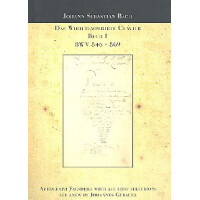 Das wohltemperierte Klavier Band 1