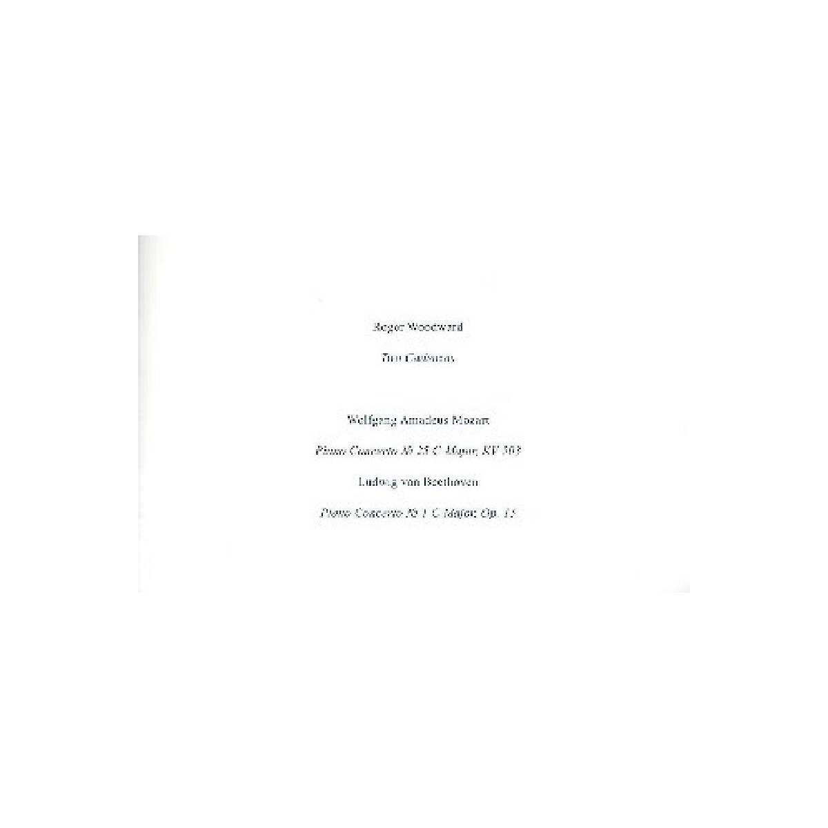 2 Cadenzas for 2 Piano Cocertos