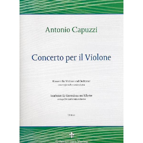 Konzert D-Dur für Violone und Orchester