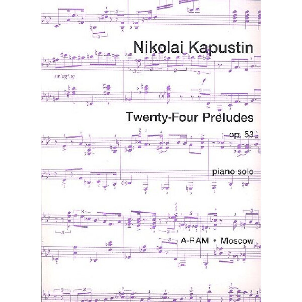 24 preludes op.53 for piano