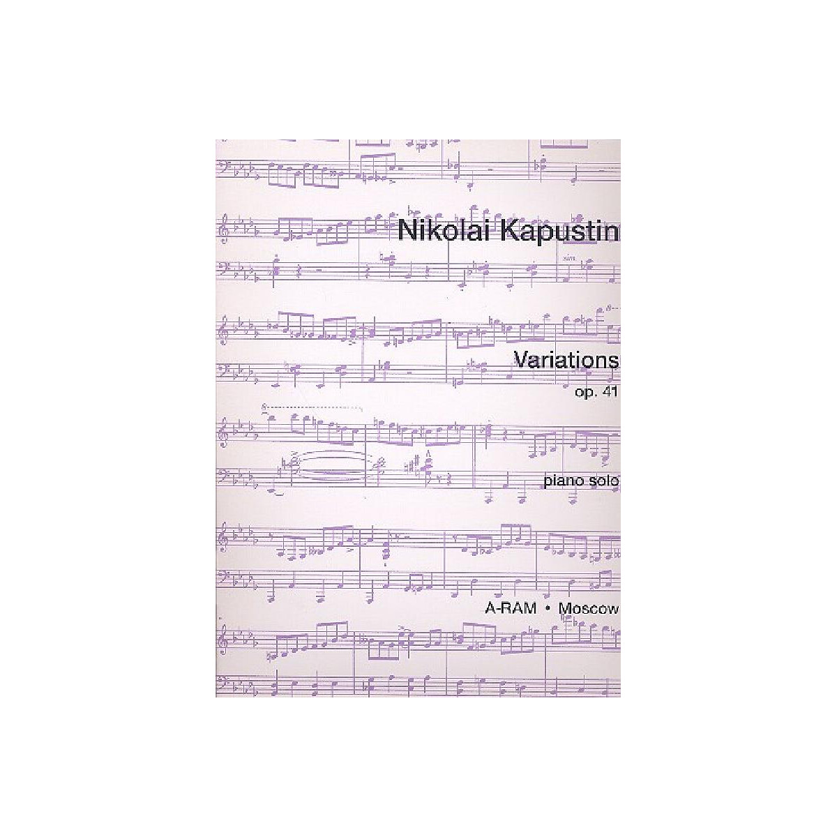 Variations op.41 for piano solo