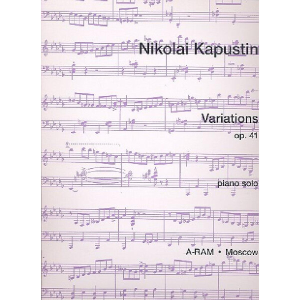 Variations op.41 for piano solo