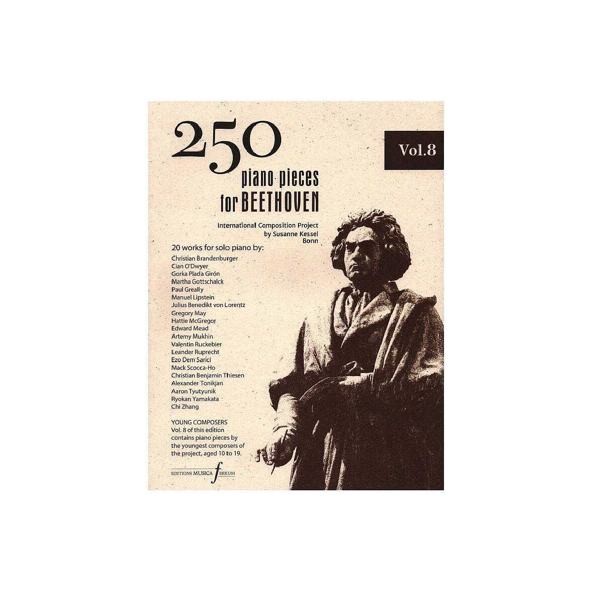 250 Piano Pieces for Beethoven vol.8 box