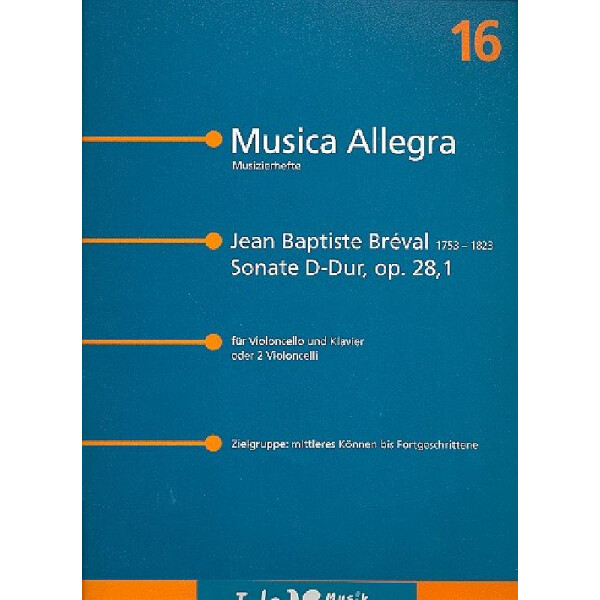 Sonate D-Dur op.28,1 für Violoncello