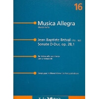 Sonate D-Dur op.28,1 für Violoncello