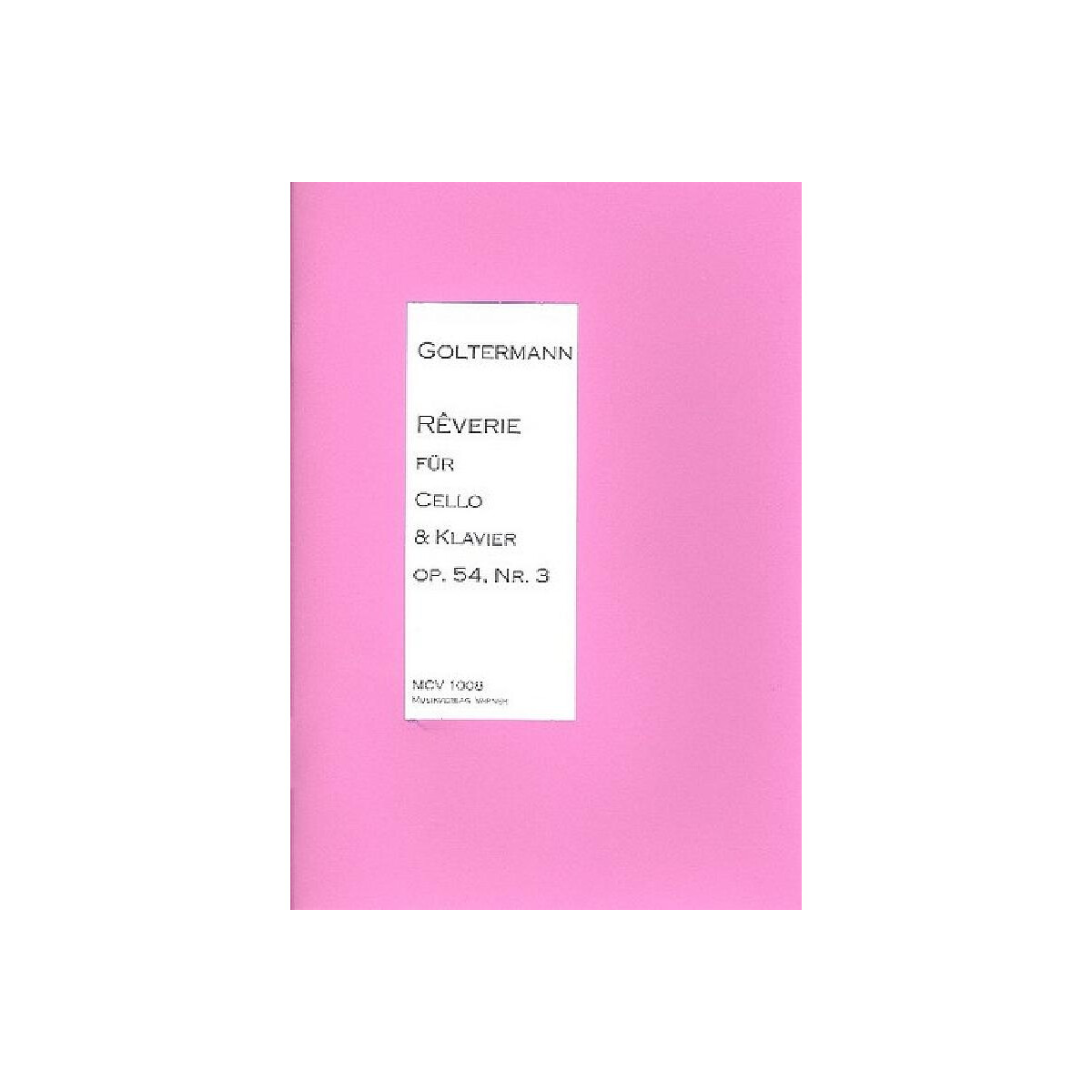 Reverie op.54,3 für Violoncello