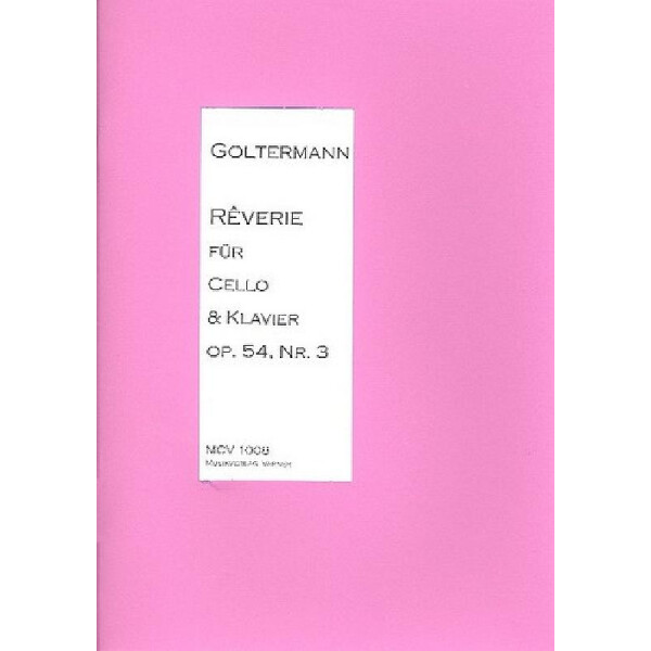 Reverie op.54,3 für Violoncello