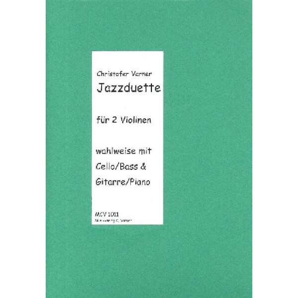 Jazzduette für 2 Violinen (Violoncello/