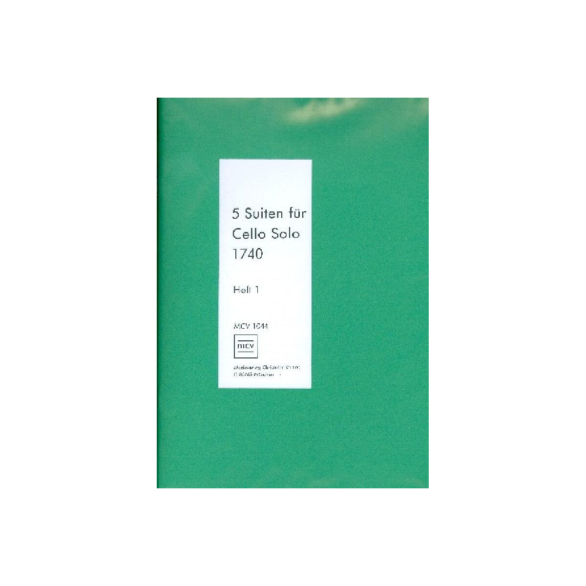 5 Suiten von 1740 Band 1 (Nr.1-3)