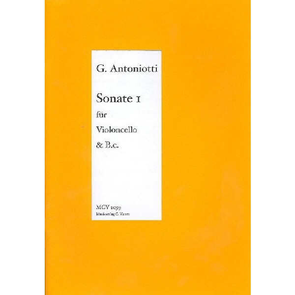 Sonate Nr.1 für Violoncello