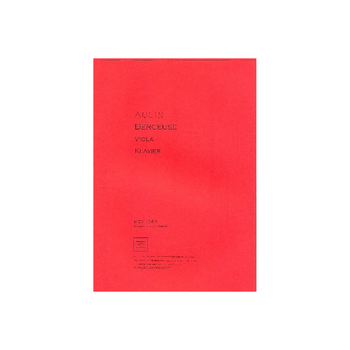 Berceuse für Viola und Klavier box