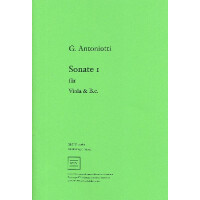 Sonate Nr.1 für Viola und Bc