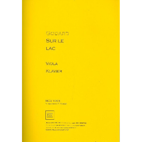Sur le lac für Viola und Klavier